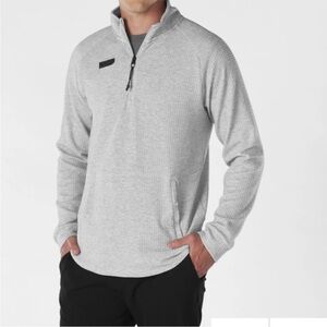 NWT Evoshield Men’s Medium light grey 1/4 zip Pullover Sweatshirt
